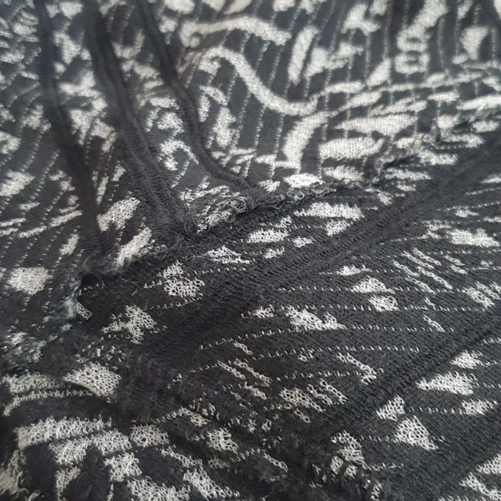 Free People Patterned Fringe Cardigan